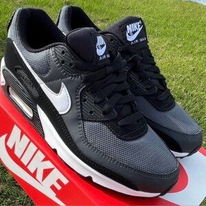 Nike Men’s Air Max Sneakers in Black, Gray and White